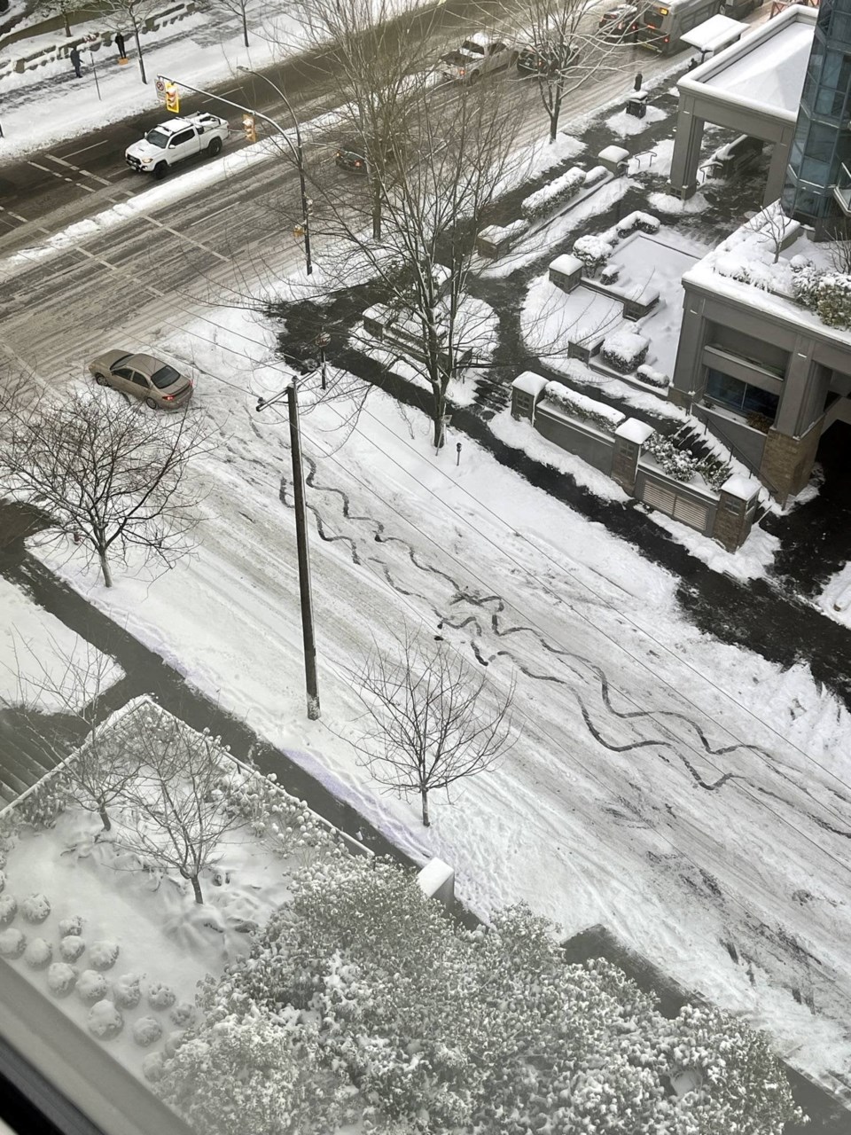 Snowstorm stricken roads 2021