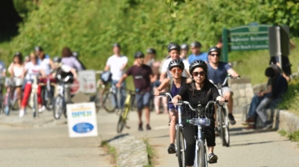 stanley park seawall bikes 