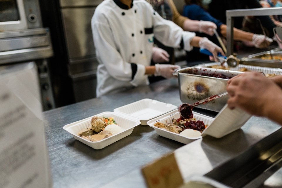 This Saturday, Oct. 9, the Union Gospel Mission served 1,400 complete Thanksgiving meals. 