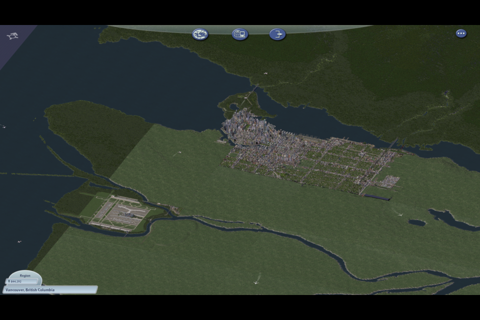Ever since the 2010 Olympics, one avid SimCity4 player has been working to create a loose interpretation of Vancouver and YVR in the game. 