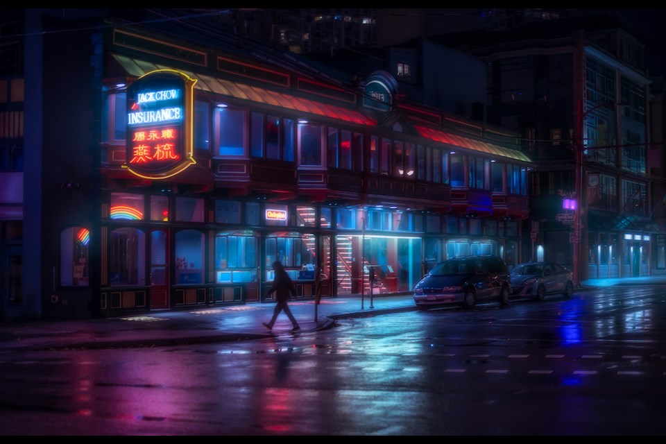A local photographer offers haunting perspectives of Vancouver in the rain and fog. 