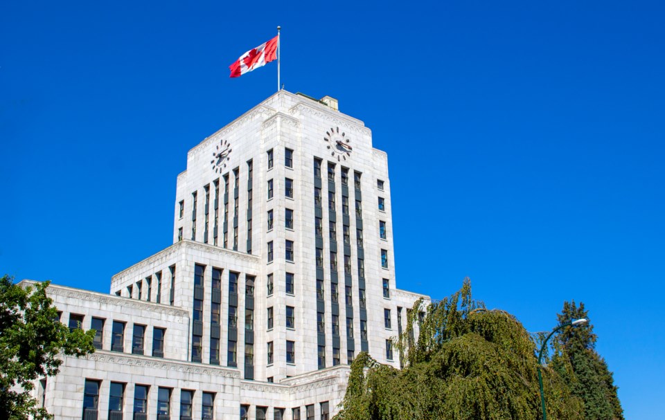 Vancouver City Hall stock