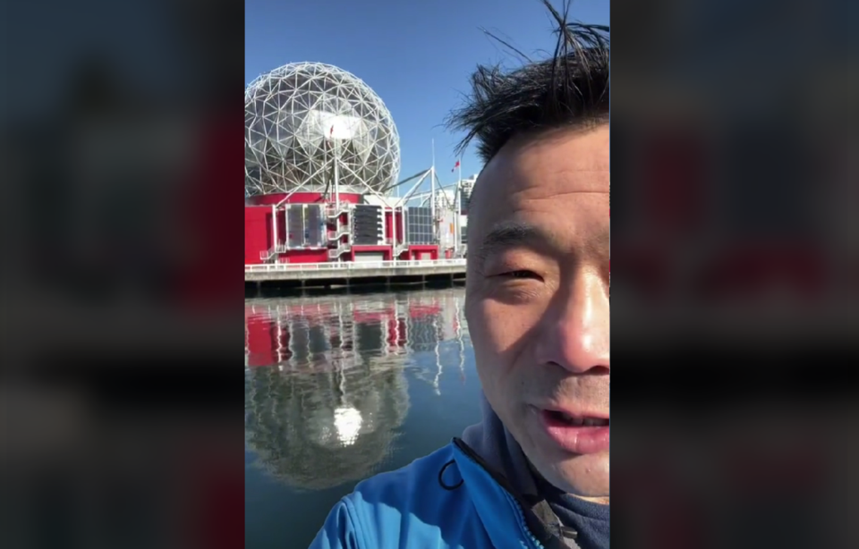 Vancouver diver at False Creek