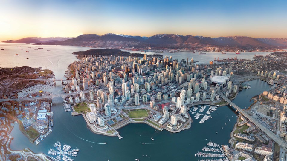 vancouver-downtown-shot-above-sunset