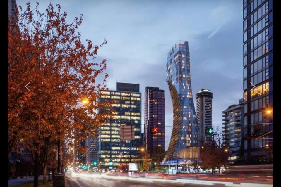 The Alberni is currently under construction and is slated to open this year in Vancouver's West End. The three-bedroom, four-bath unit 3902 is currently the priciest condo up for sale in Vancouver. 