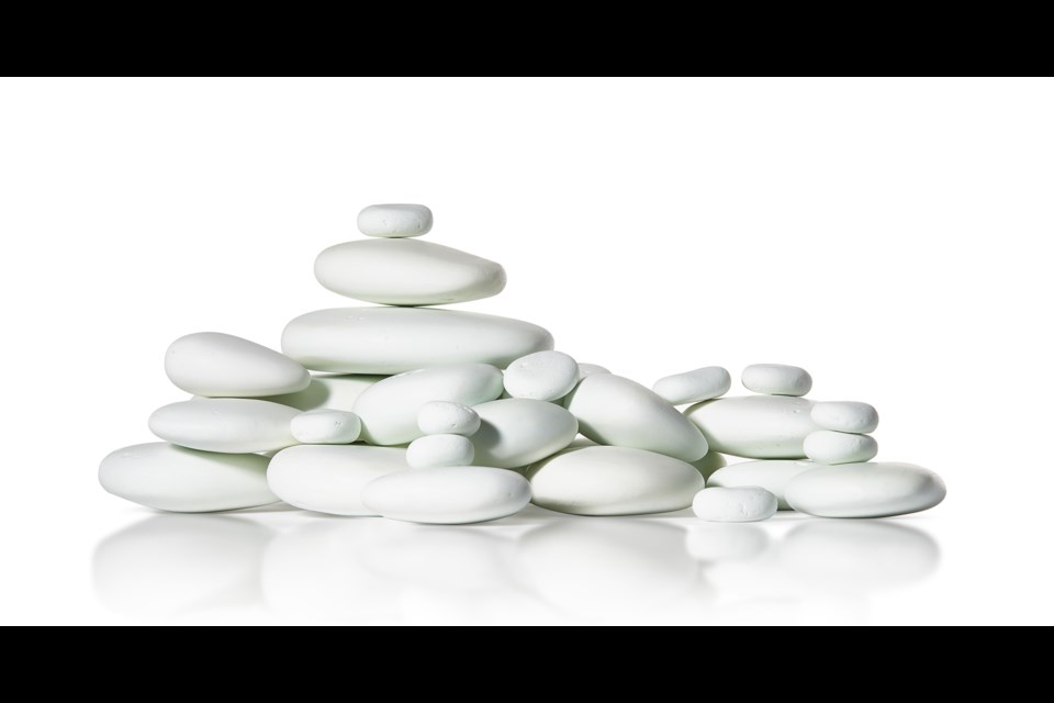 Parting Stone turns ashes into stones like these