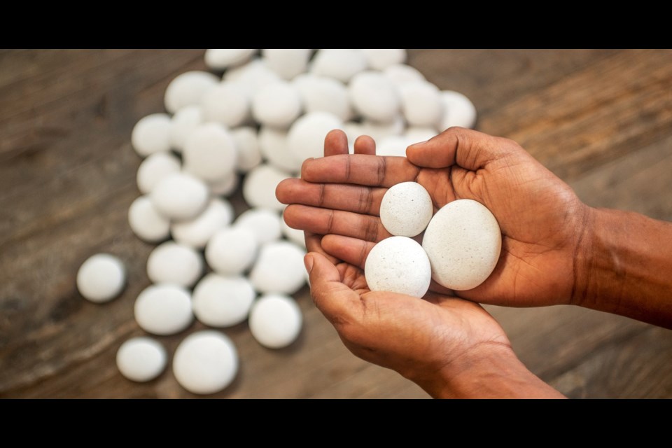 Parting Stone offers you polished stones that you can carry with you as opposed to an urn full of ashes on the mantle