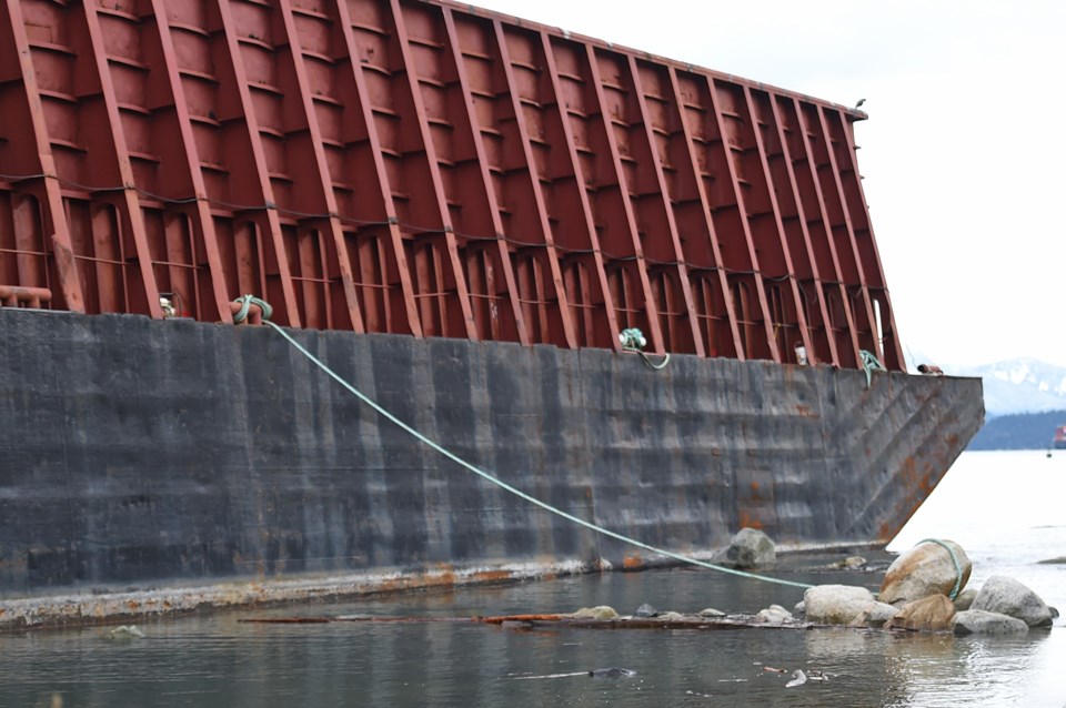 Here S Why That Rope Was Attached To The English Bay Barge Vancouver Is Awesome