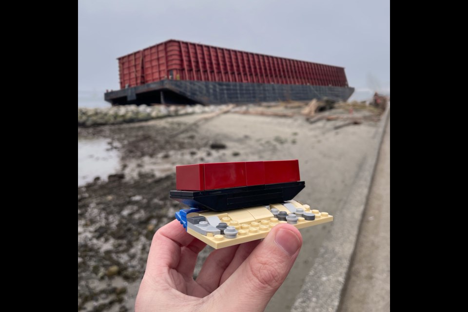 It's an English Bay Barge Lego kit!