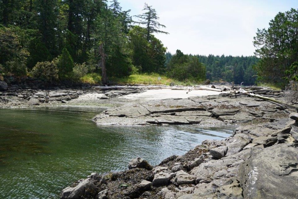 One of many beaches at Chads Island