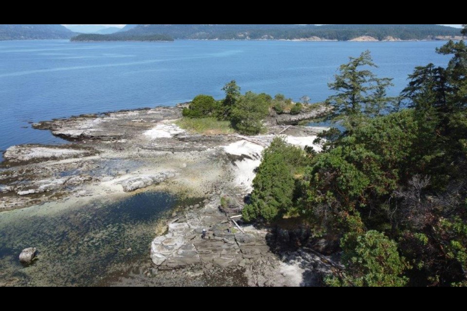 Waterfront at Chads Island in B.C.