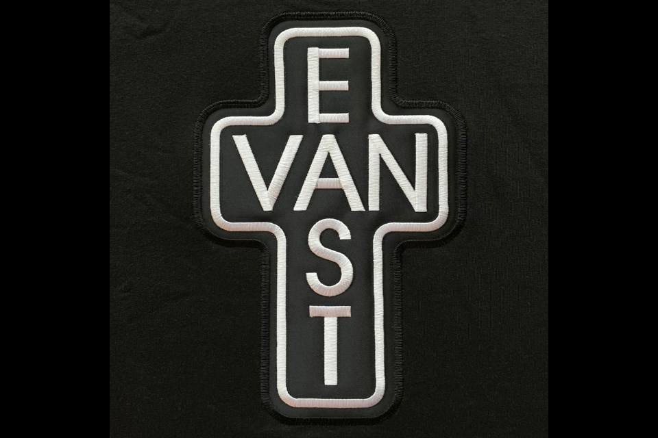 East Van Cross embroidery