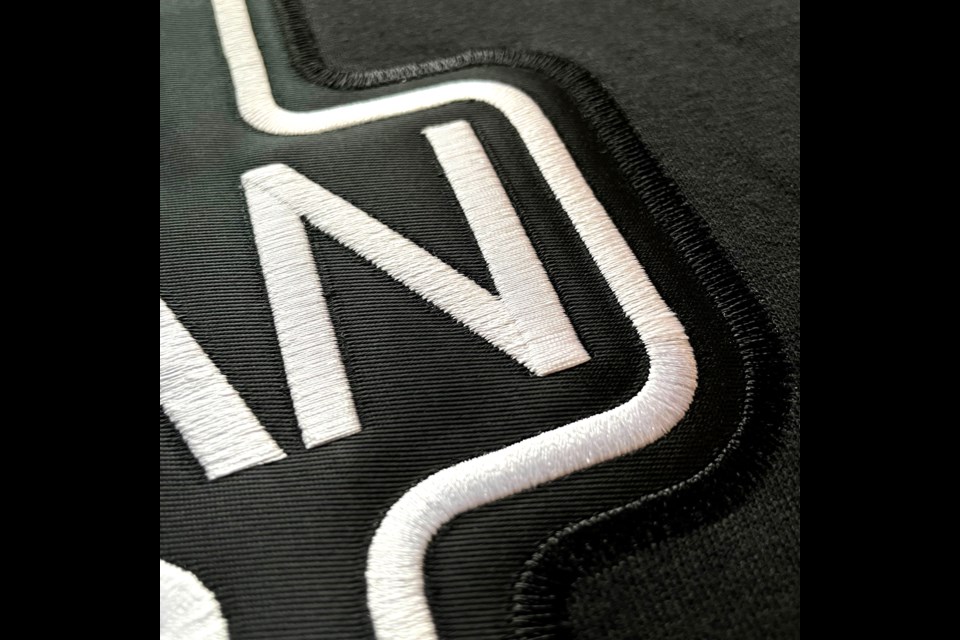 Detail of the embroidery