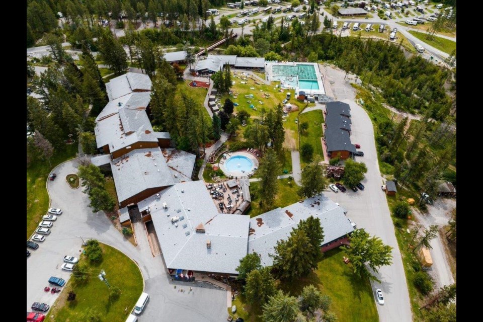 An overview of the Fairmont Hot Springs Resort near Invermere