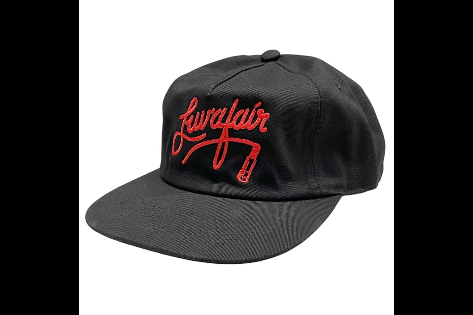 The embroidered Luv-A-Fair snapback cap is unstructured and awesome