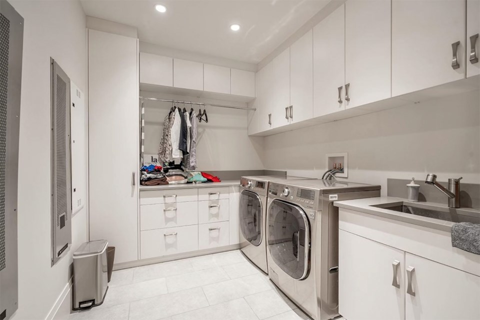 The laundry room of a Shaughnessy mansion