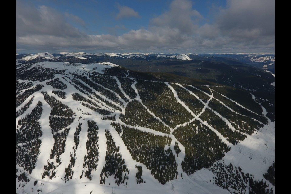 Skiable terrain at Powder King Resort