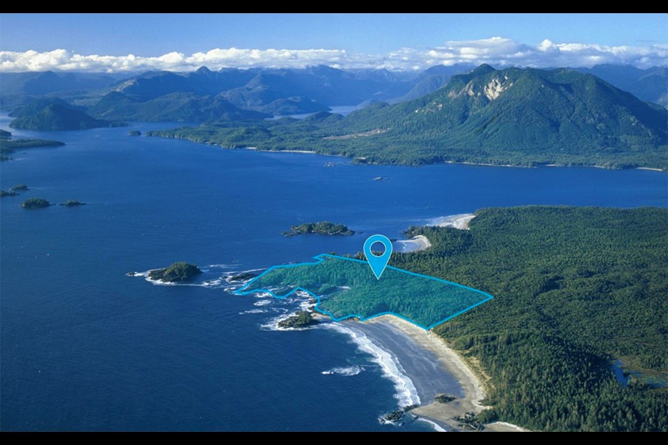 For sale: 66 acres on Vargas Island near Tofino in Clayoquot Sound