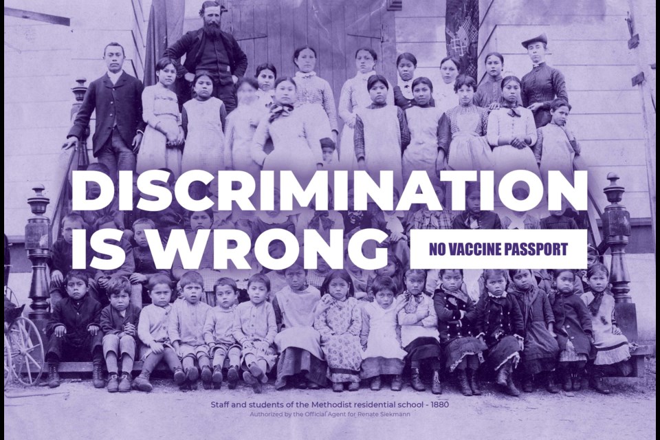 The BC Assembly of First Nations condemned Peoples Party candidate Renate Siekmann for comparing residential schools to vaccine passports.