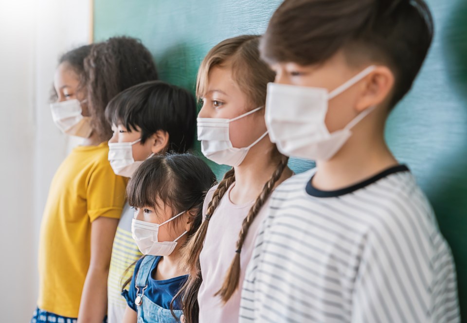 Students in masks