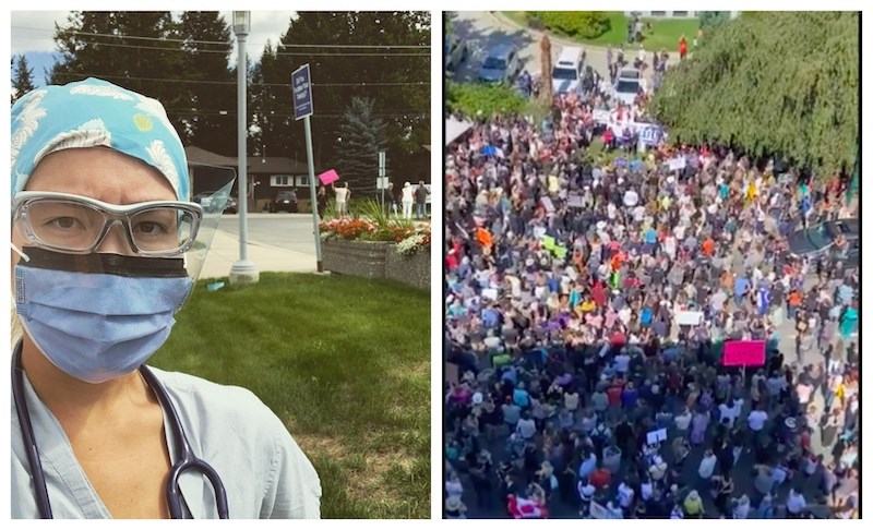 vancouver-general-hospital-protest-health-care-workers-september-2021