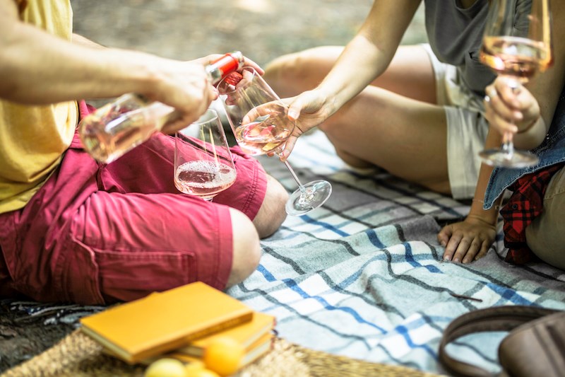 drinking-wine-park-friends