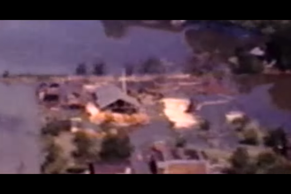 Footage shows the extent of the 1948 flood.