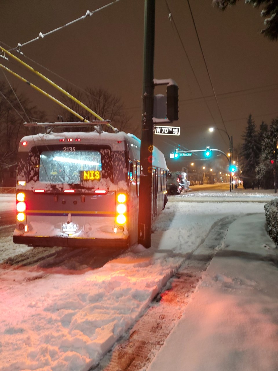 snowstorm Vancouver