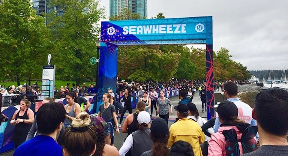 Lululemon announces SeaWheeze half marathon is cancelled