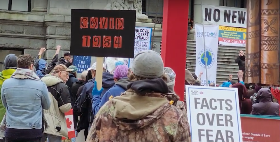 Anti-mask protest