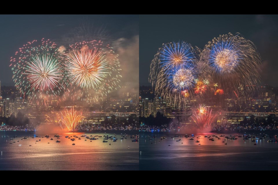 Team Philippines was the final competitor in the 2023 Celebration of Lights over English Bay.