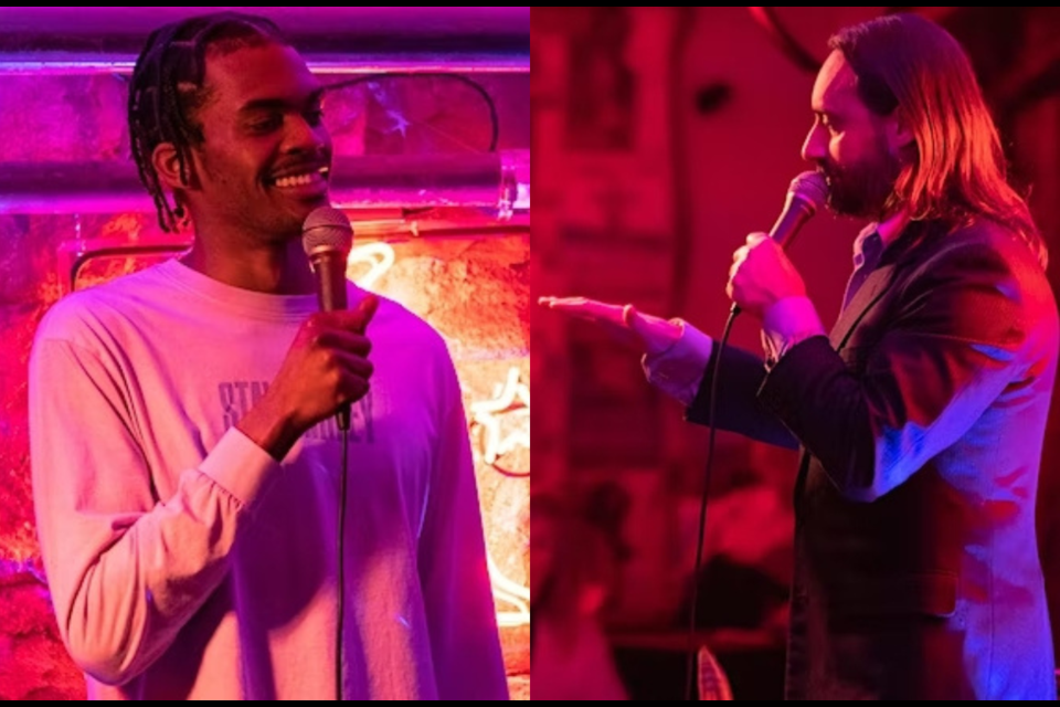 Randy Jernidier (left) and Patrick Maliha (right) performed the first night Lance Harrison's was open.