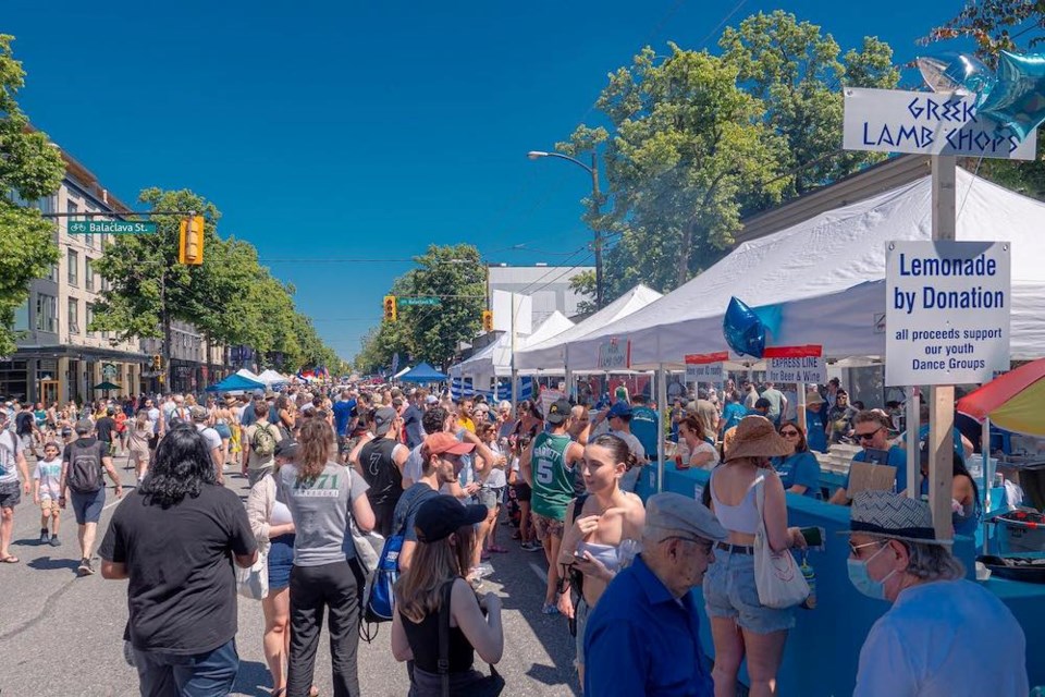 Greek Day on Broadway marks its 50th anniversary in Vancouver on June 23, 2024 with an all-day free street festival