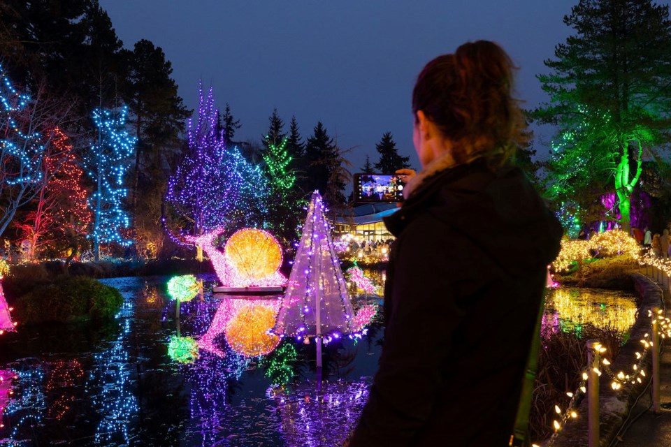 The Festival of Lights will find one million lights shining on the 15-acre 鶹ýӳlandmark VanDusen Botanical Garden for the 2024 holiday season.
