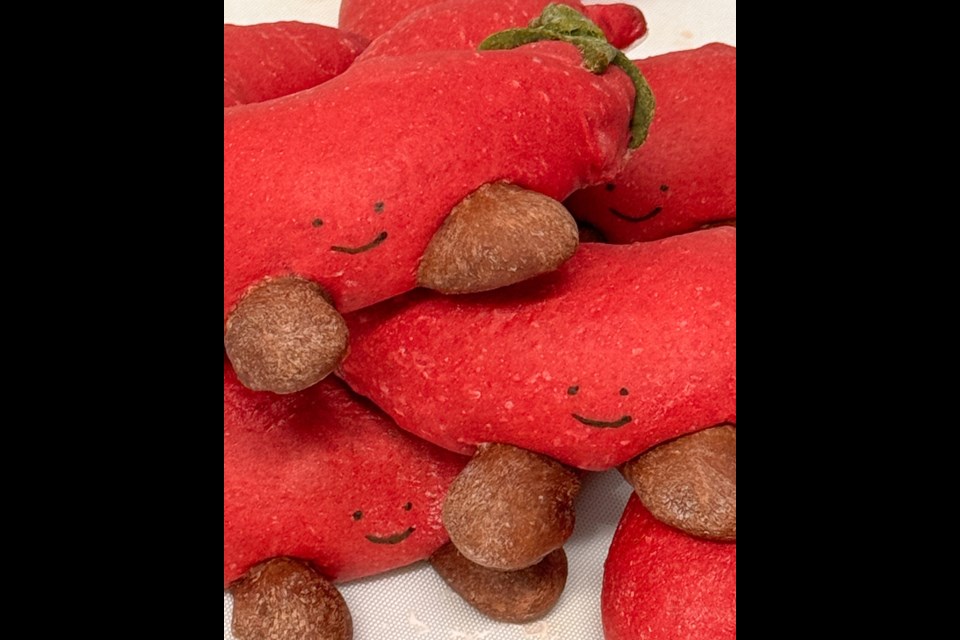 Among the Jellycat styles Bagel Day makes is Tomato, along with Pretzel, Leek, Croissant, and more.