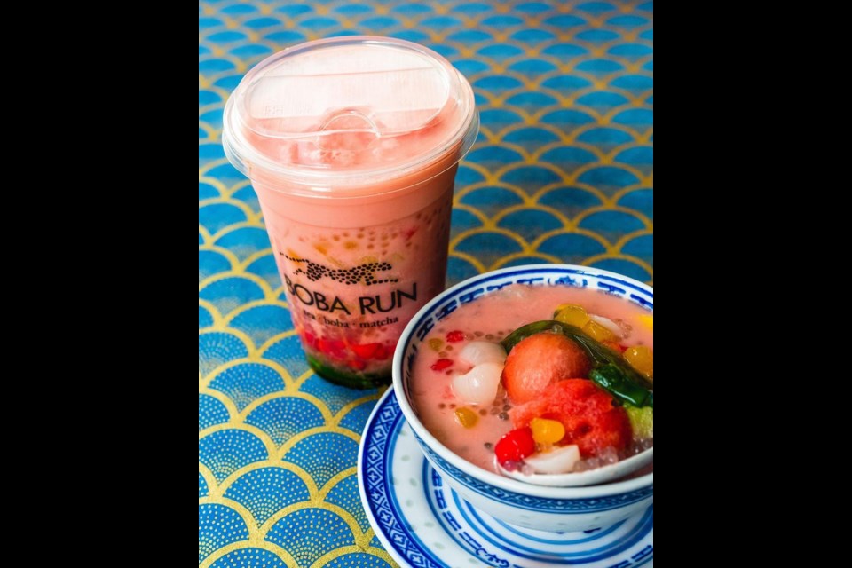 Watermelon is the spotlight flavour of the Light Up Chinatown! exclusive food collab between DD Mau and Boba Run