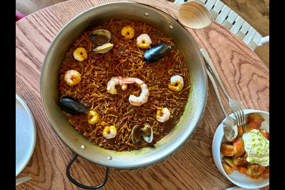 Casa Molina is a new restaurant in Vancouver inspired by the foods you'd enjoy in a Spanish home. Given its chef/owner is head of the city's popular Paella Guys operation, you'll find paella on the menu, including one made with thin noodles instead of rice 