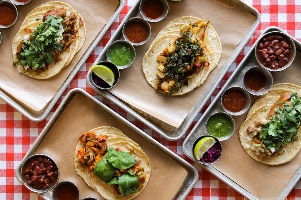 Tacos at Chancho Tortilleria in Vancouver. The Mexican restaurant is moving locations at the end of March/beginning of April 2023 due to redevelopment.