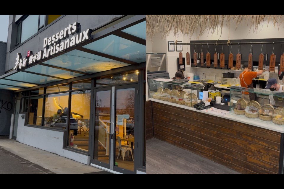 New Cantonese café Desserts Artisanaux now open in Vancouver