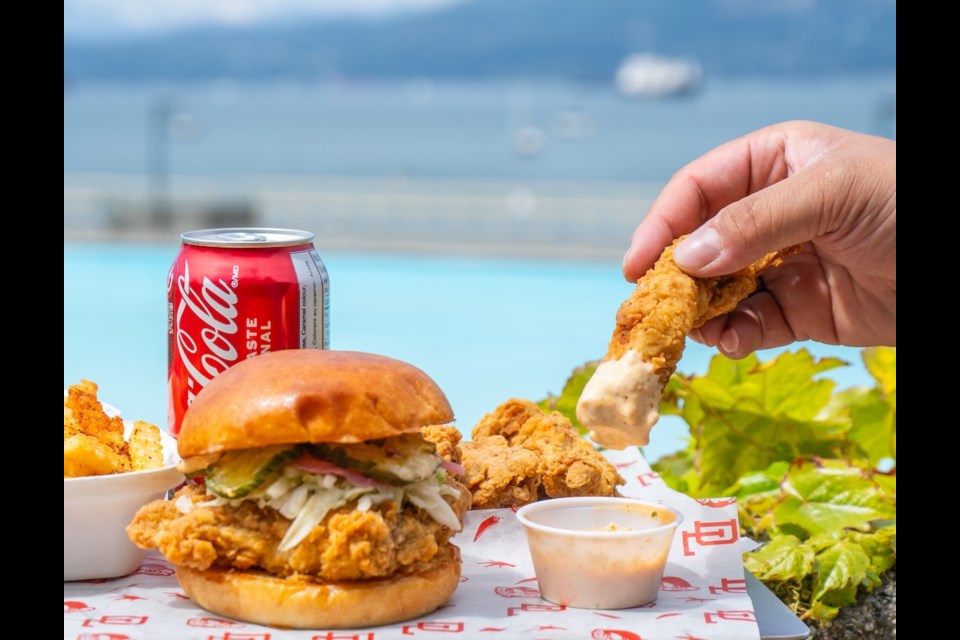 Nashville hot fried chicken sandwiches, chicken tenders, and more from Vancouver's popular DownLow Chicken are joining the menu at the Kitsilano Pool concessions stand run by Batch.