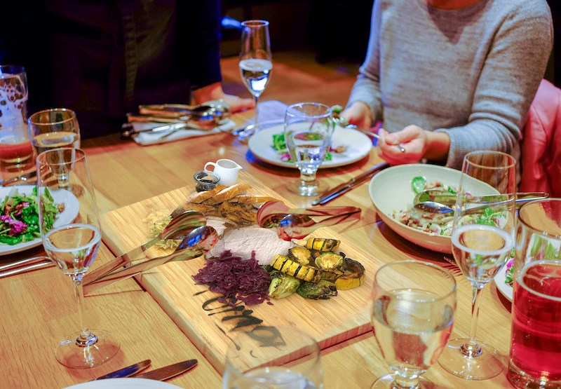 Forage holiday dinner - turkey board