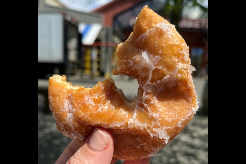 A classic Honey Dip from Lee's Donuts is one of the Granville Island Public Market's most-sought bites.
