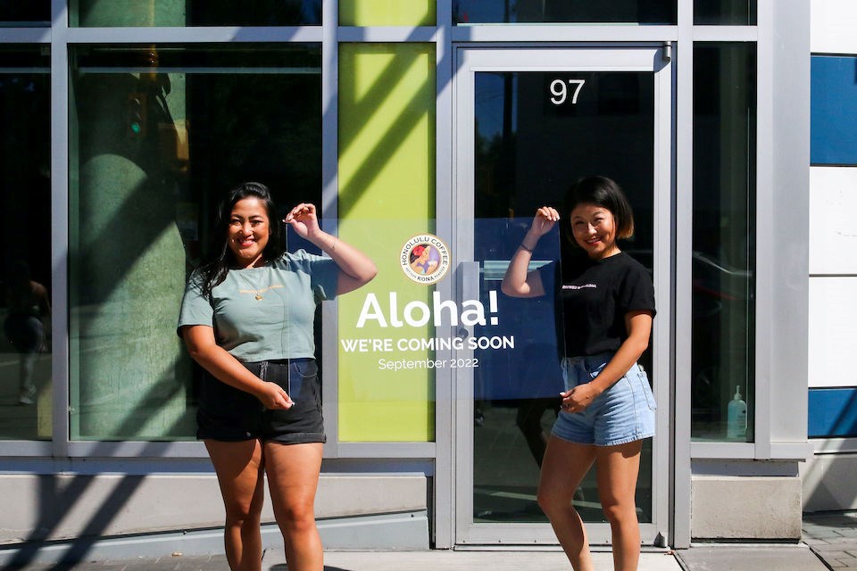 Honolulu Coffee is a female-founded business with two Vancouver locations, and a third in the works, set to open in fall 2022 in Olympic Village.
