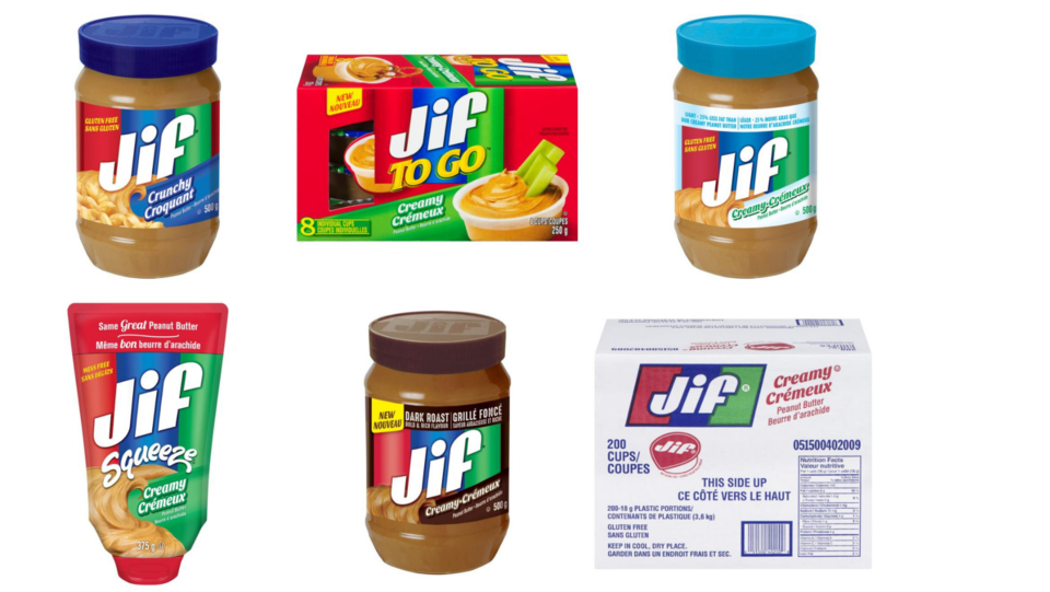 Jif peanut butter recall