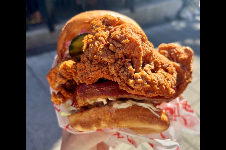 Every have a fried chicken and rib "patty" sandwich that's as big as your head? Meet the The Chicken & Rib Sando, available for one day only at the Juke Fried Chicken and DL Chicken collab pop-up event