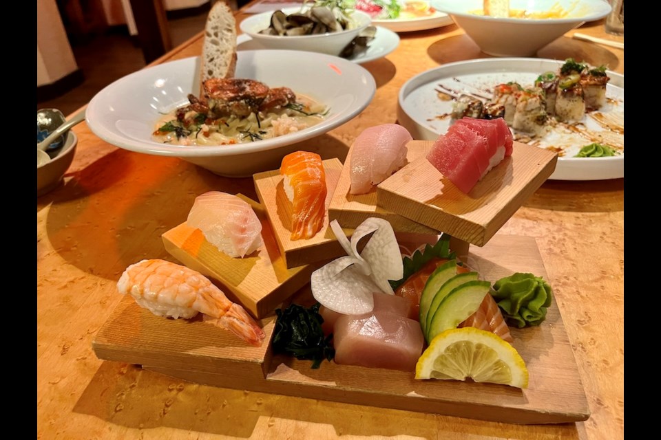 Assorted nigiri sushi and sashimi at Kamei on Broadway. Opened in 1988, the family-run business has recently added new dishes to the menu and is eager to welcome a new generation of fans. 