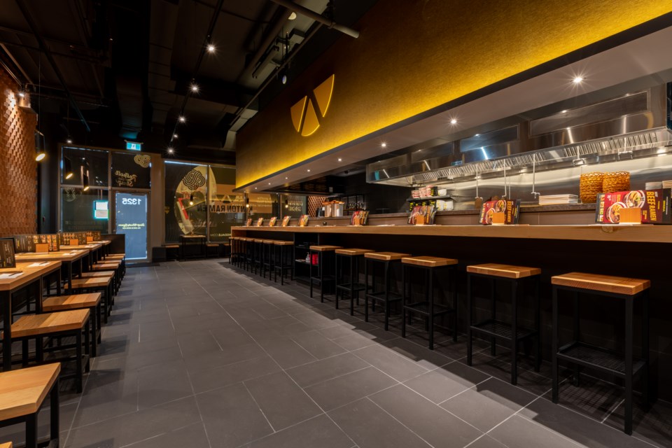 Kinton Ramen is a Toronto-based chain with one other location in Metro Vancouver although there a third is coming.