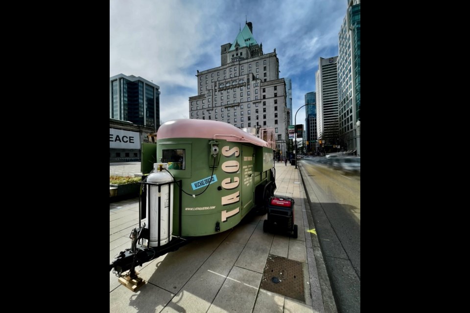 Located just a block from its Hornby Street restaurant, La Taqueria is going to have a new and improved food truck replacing its little "El Camion" cart outside the Vancouver Art Gallery this summer