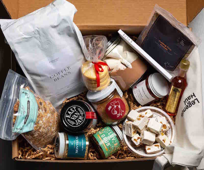Food shop gift boxes