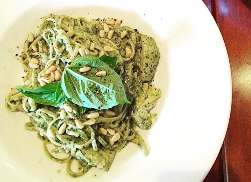 linguine-pesto-portobello-ristorante